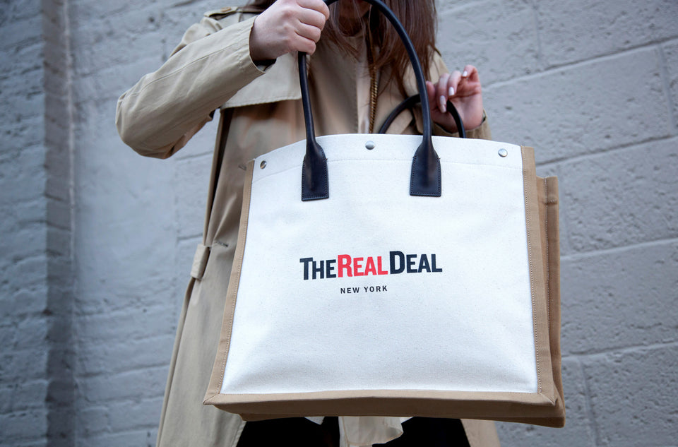 The real Deal Canvas Handle Bag
