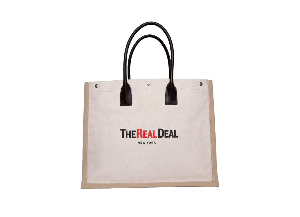 The real Deal Canvas Thick Handle Bag